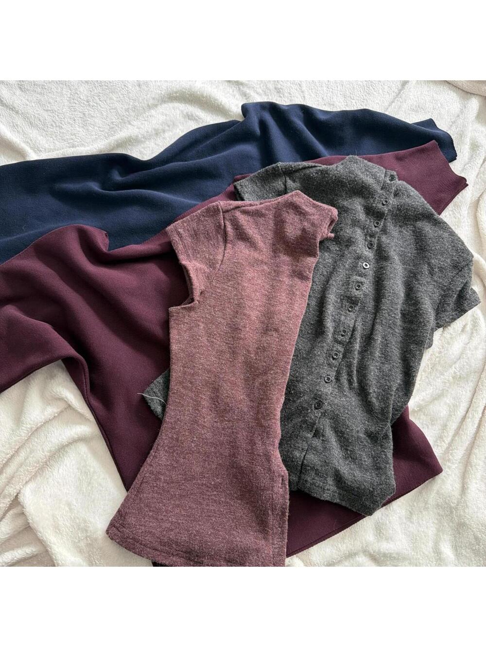 off the shoulder + button up Top bundle